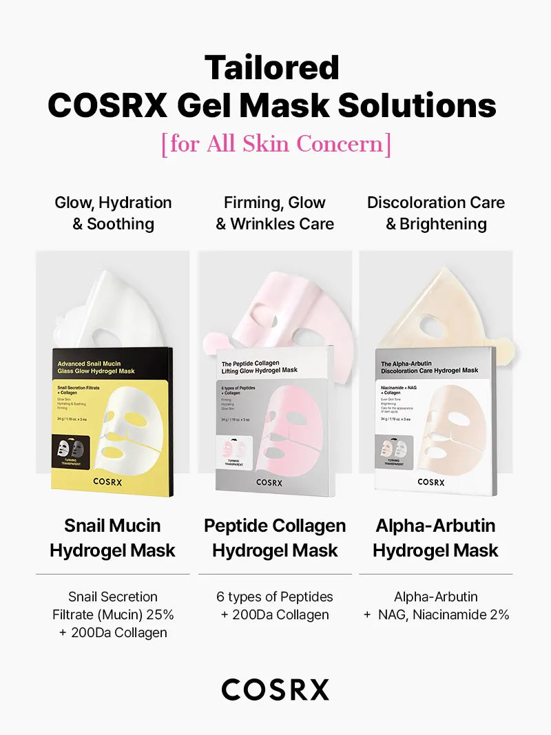 COSRX The Peptide Collagen Lifting Glow Hydrogel Mask